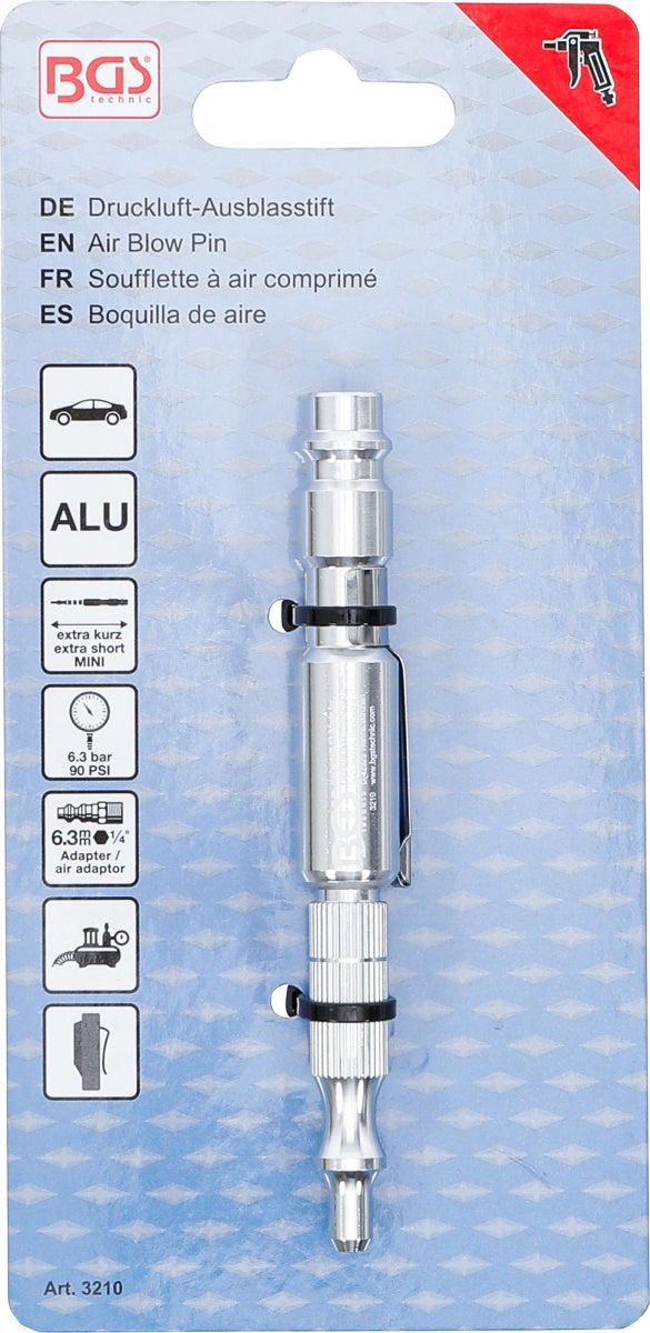 AIR BLOW PIN | ALUMINUM VERSION | 110 MM (3210)