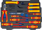 FOAM TRAY FOR BGS BOXSYS1 & 2: VDE PLIERS / SCREWDRIVER SET | 13 PCS. (3352)