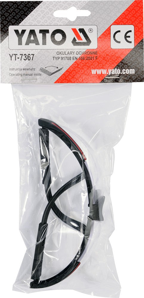 SAFETY GLASSES CLEAR (YT-7367)
