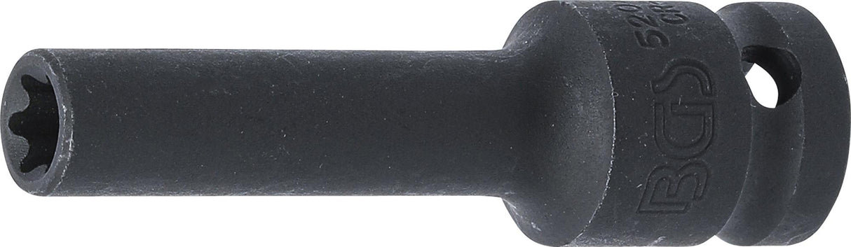 IMPACT SOCKET E-TYPE, DEEP | 12.5 MM (1/2") DRIVE | E10 (5204-10)