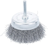 WIRE CUP BRUSH | 6 MM SHAFT | Ø 75 MM (3076)