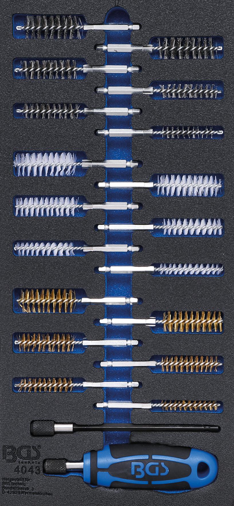 TOOL TRAY 1/3: BRUSH ASSORTMENT | 20 PCS. (4043)