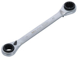 RATCHET RING WRENCH | DOUBLE-ENDED WITH REVERSIBLE RATCHET | 4-IN-1 | 16 X 17 - 18 X 19 MM (74721B)
