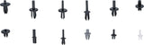 AUTOMOTIVE CLIP ASSORTMENT FOR VW, AUDI, VOLVO, CHRYSLER, FORD, MERCEDES-BENZ | 350 PCS. (9045)