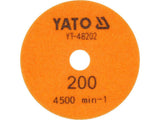 DIAMOND POLISHING DISC 100MM GR.200 (YT-48202)