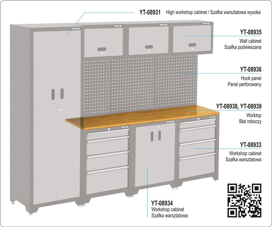RUBBER WOOD WORK TOP LONG (YT-08939)