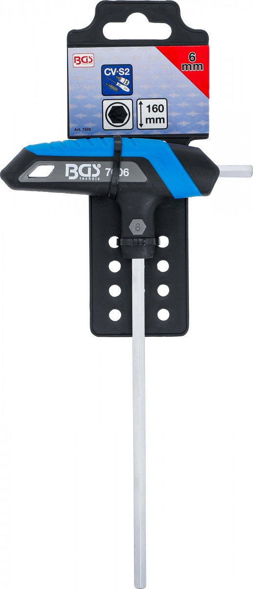 SCREWDRIVER WITH T-HANDLE | INTERNAL HEXAGON | 6 MM (7606)