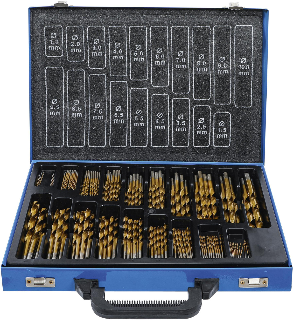 TWIST DRILL SET | HSS | TITANIUM NITRATED | 1 - 10 MM | 170 PCS. (1994)