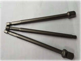 LONG ADAPTER SET FROM 1/4" (6.3 MM) TO SOCKETS 1/4" - 3/8" - 1/2", 150 MM (SA03)