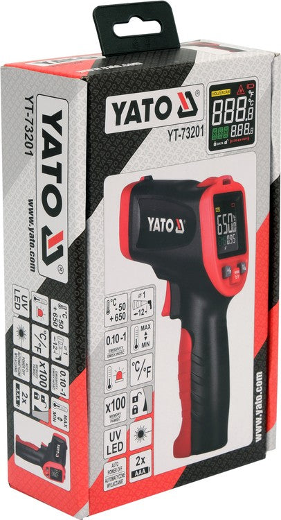 INFRARED THERMOMETER -50C+650C (YT-73201)