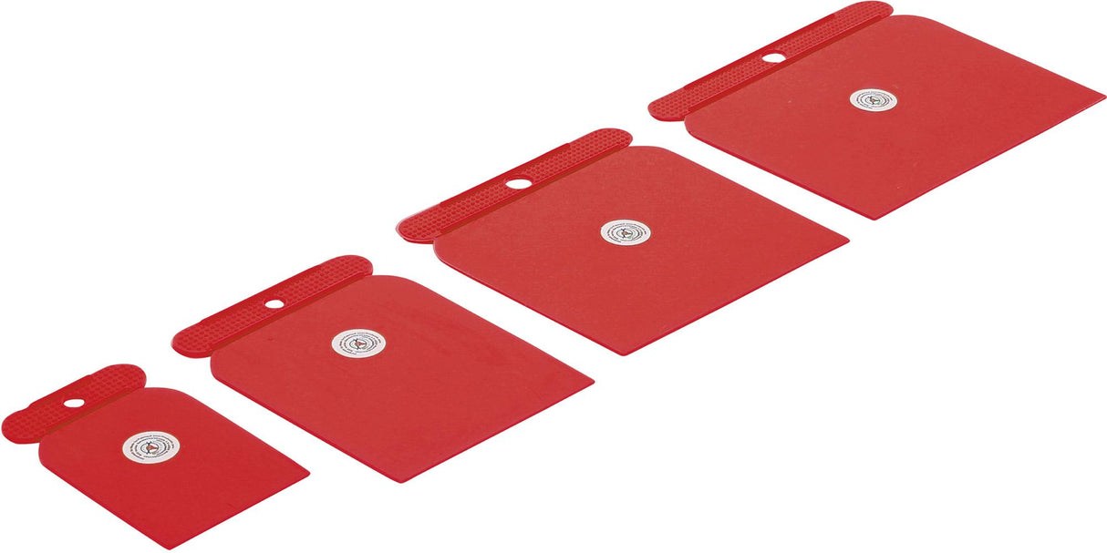JAPAN SCRAPER SET | PLASTIC | 50 / 80 / 100 / 120 MM | 4 PCS. (1634)