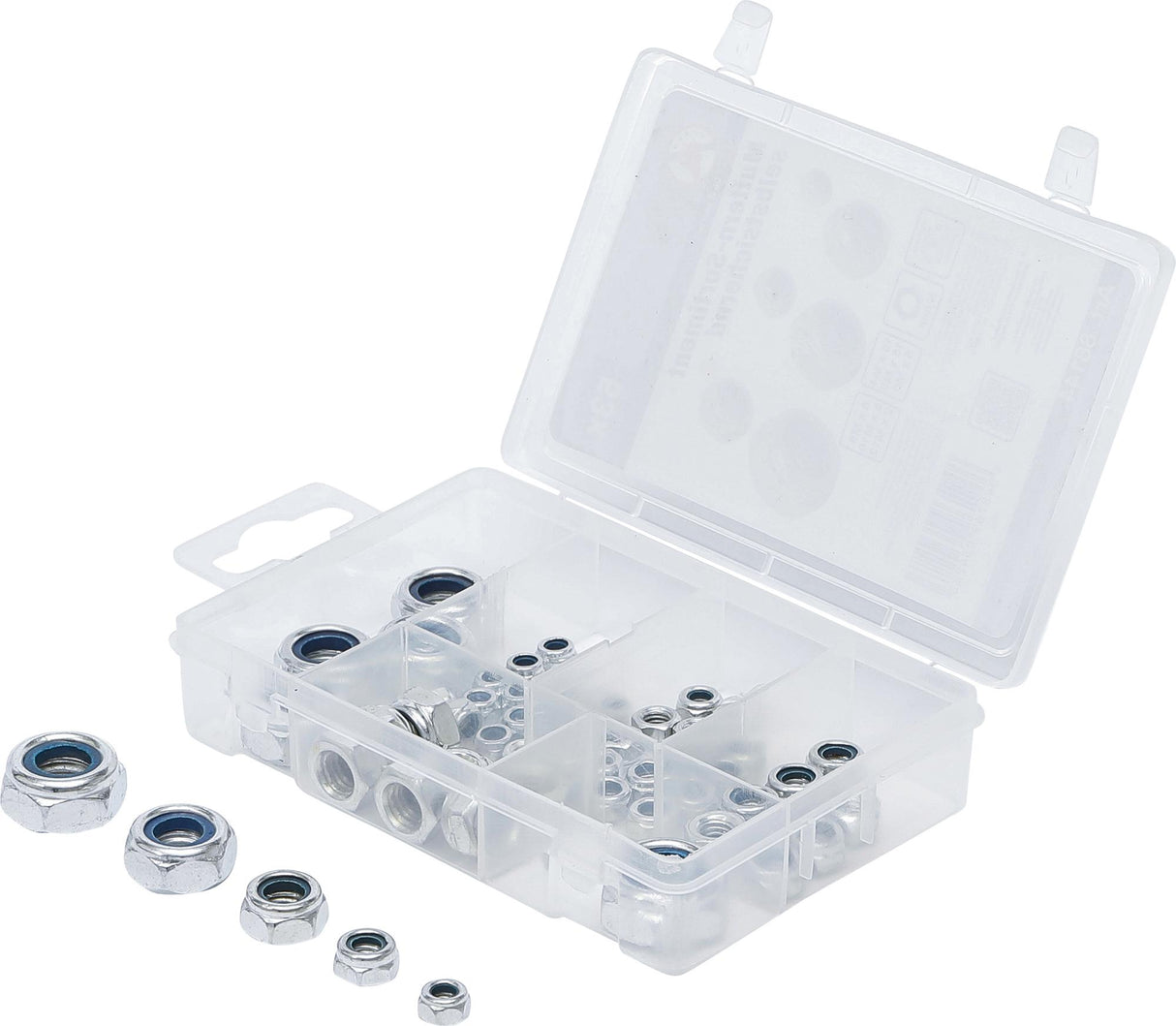 NUT ASSORTMENT | SELF-LOCKING | METRIC | M4 - M12 | 53 PCS. (88144)