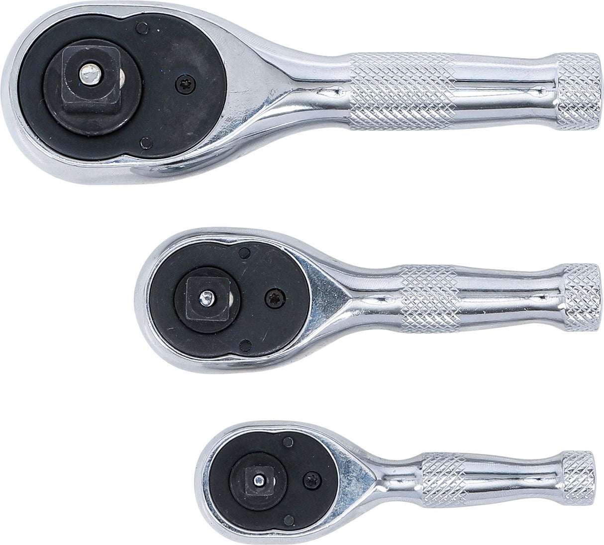 STUBBY RATCHET SET | 6.3 MM (1/4") / 10 MM (3/8") / 12.5 MM (1/2") | 3 PCS. (215)