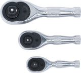 STUBBY RATCHET SET | 6.3 MM (1/4") / 10 MM (3/8") / 12.5 MM (1/2") | 3 PCS. (215)
