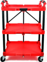 FOLDABLE WORKSHOP TROLLEY | 3-TIER (CX314)