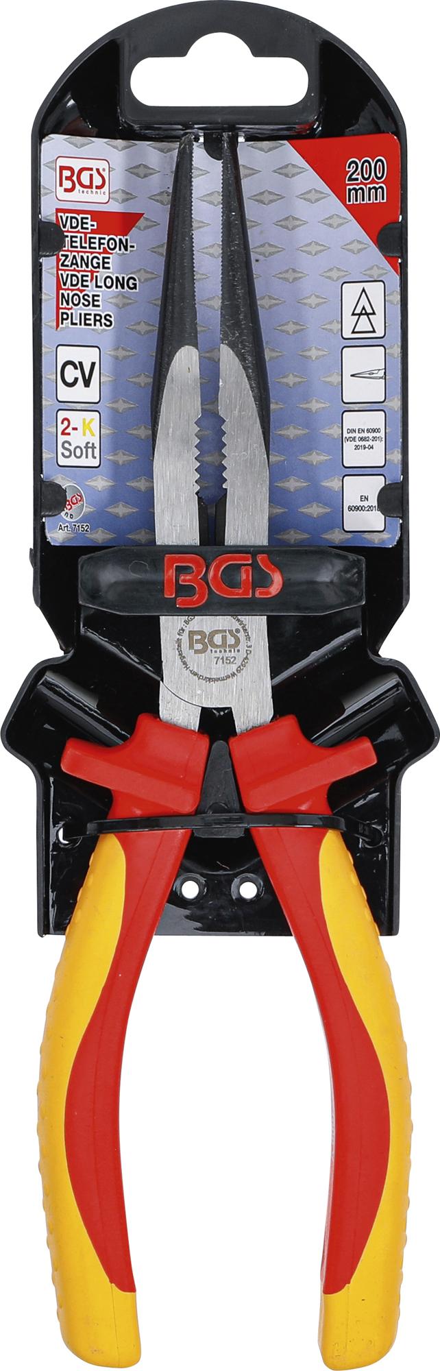 VDE LONG NOSE PLIERS | 200 MM (7152)