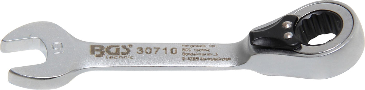 RATCHET COMBINATION WRENCH | SHORT | REVERSIBLE | 10 MM (30710)