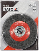 WIRE BRUSH 200MM ⌀32MM INOX (YT-47555)