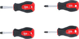 CARBURETOR SCREWDRIVER SET | SLOT SL / CROSS SLOT PZ | BLADE LENGTH 40 MM | 4 PCS. (90727)