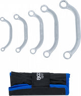 OBSTRUCTION RING SPANNER SET | 8X10 - 21X22 MM | 5 PCS. (1217)