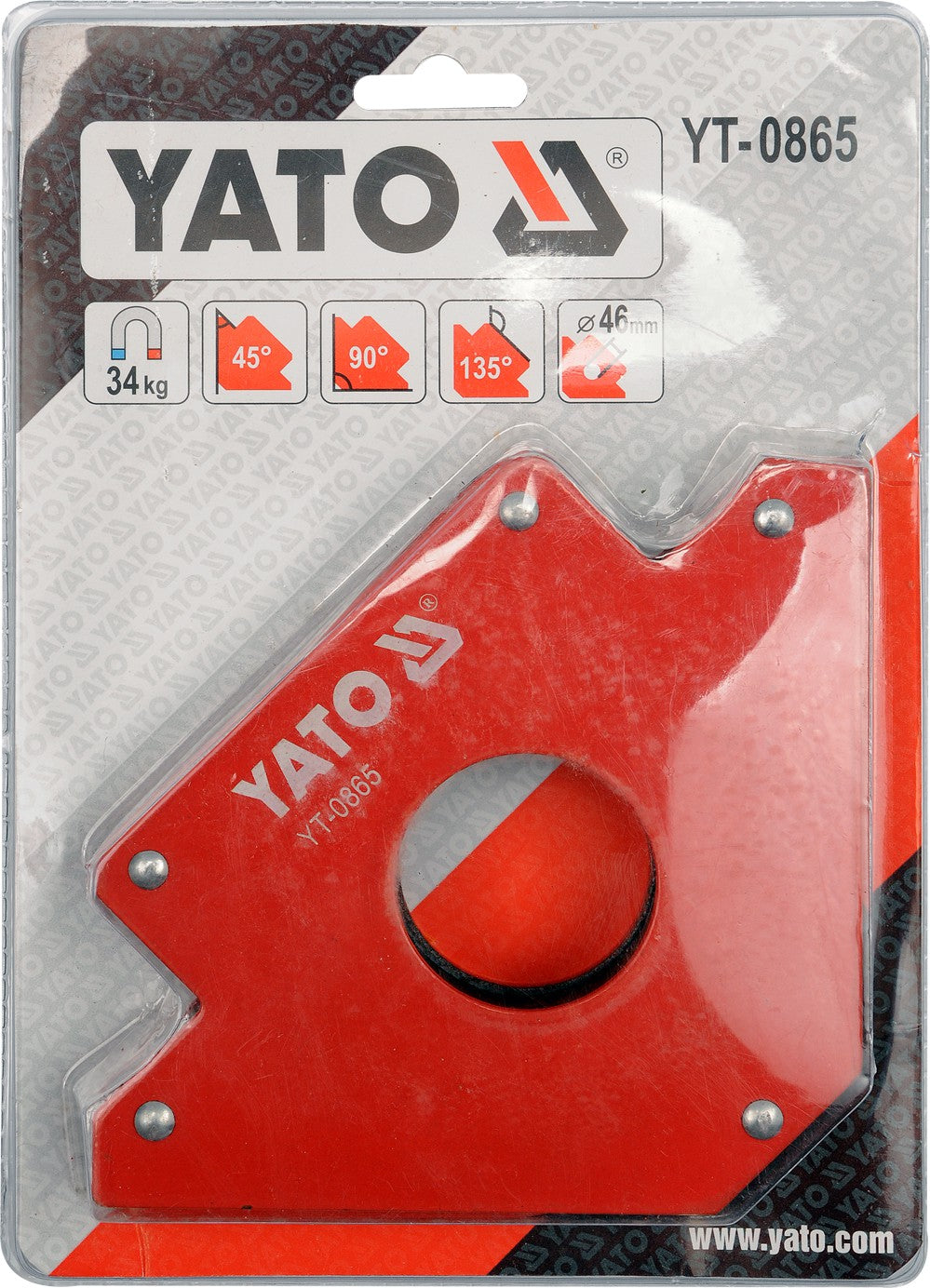MAGNETIC WELDING HOLDER 122X190X25MM (YT-0865)