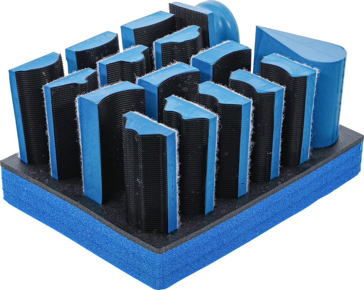HOOK AND LOOP SANDING BLOCK SET | 16 PCS. (74365)