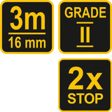 MEASURING TAPE 3M X 16 MM (10061)