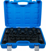 IMPACT BIT SOCKET SET | 20 MM (3/4") DRIVE | INTERNAL HEXAGON, T-STAR (FOR TORX) | 22 PCS. (6185)