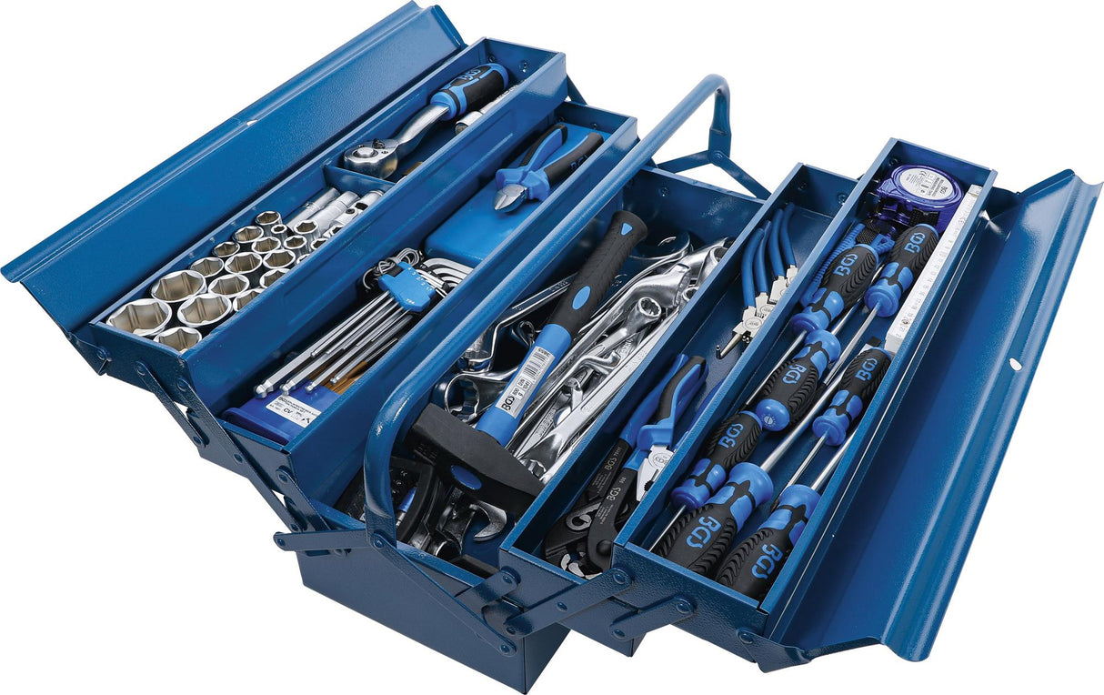 METAL WORKSHOP TOOL CASE INCL. TOOL ASSORTMENT | 137 PCS. (3306)