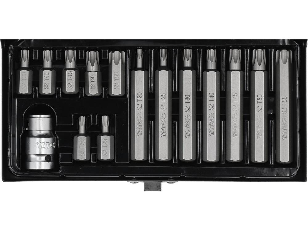 SCREWDRIVER BIT SET TORX S.T20-T55 15PCS (YT-0417)