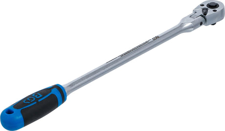 FLEXIBLE RATCHET | LOCKABLE | EXTRA LONG | EXTERNAL SQUARE 6.3 MM (1/4") | 304 MM (638)