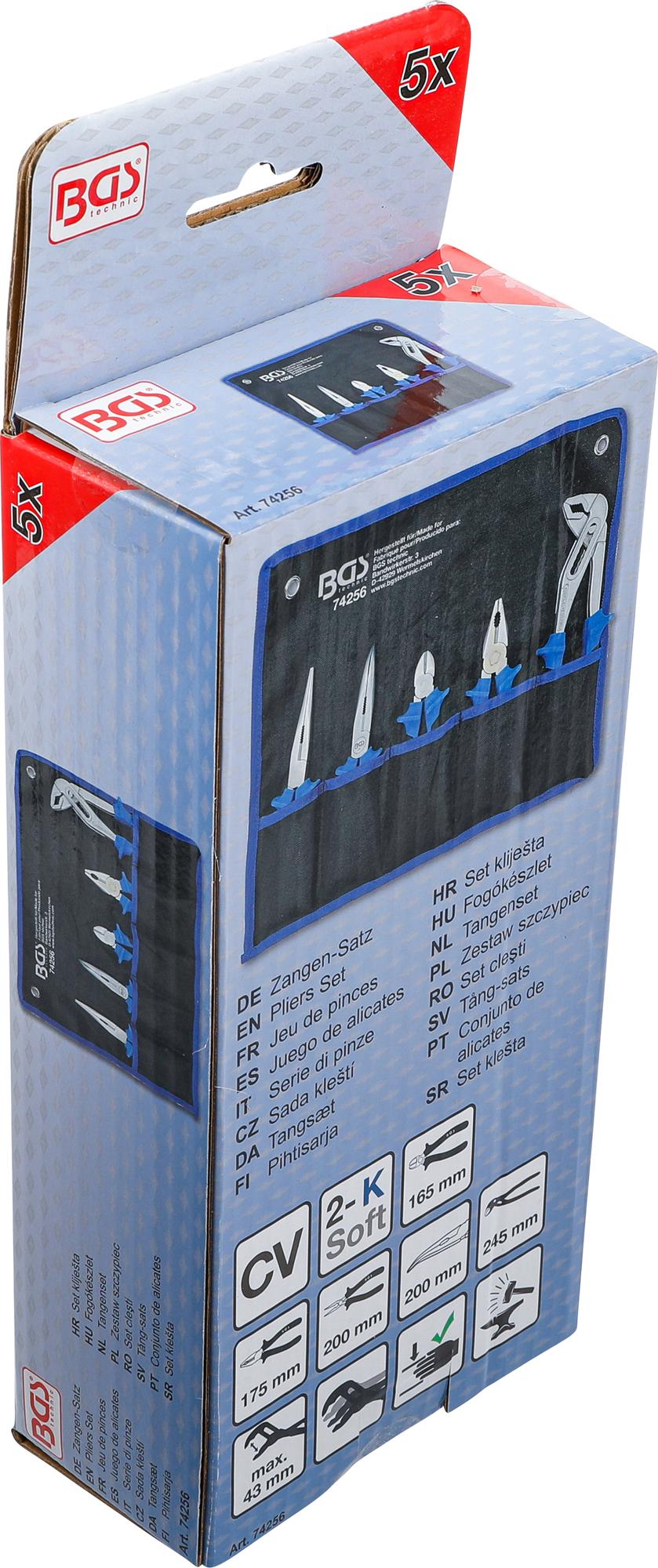 PLIERS SET | 5 PCS. (74256)