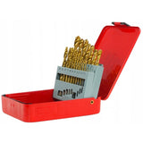 DRILL BIT SET | HSS-TITANIUM | 1 - 10 MM | 19 PCS. (EW-0019)