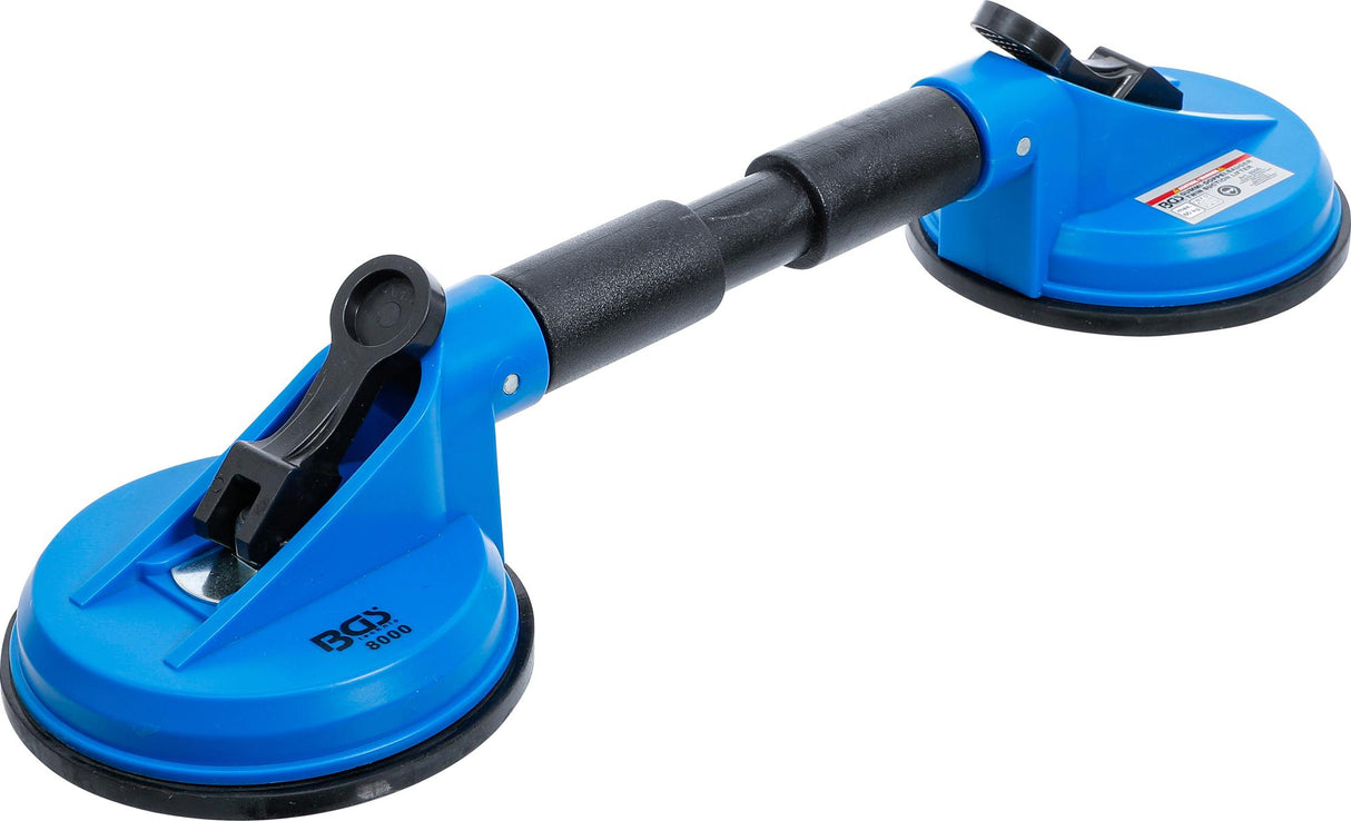 TWIN SUCTION LIFTERS | ABS | WITH FLEXIBLE HEADS | Ø 120 MM | 390 MM (8000)