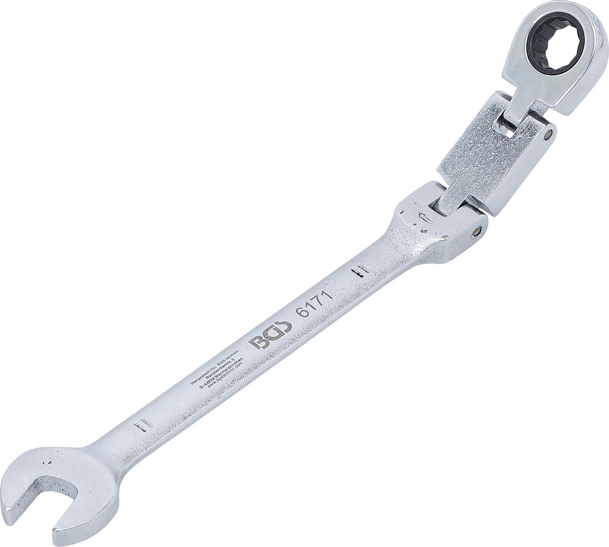 DOUBLE-JOINT RATCHET COMBINATION WRENCH | ADJUSTABLE | 11 MM (6171)
