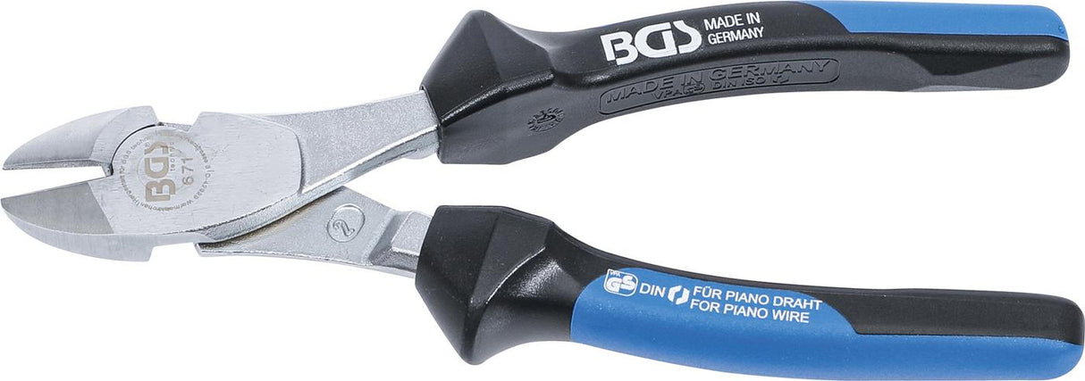 HEAVY DUTY DIAGONAL SIDE CUTTER | FOR PIANO WIRE | 200 MM (671)