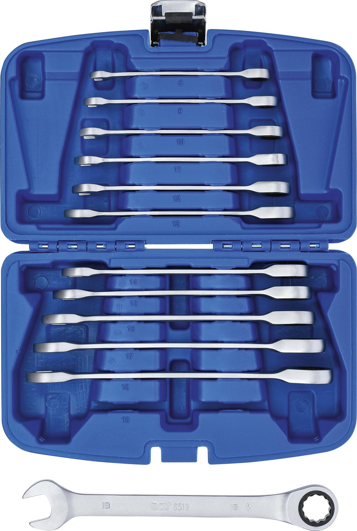 RATCHET COMBINATION WRENCH SET | 8 - 19 MM | 12 PCS. (6541)