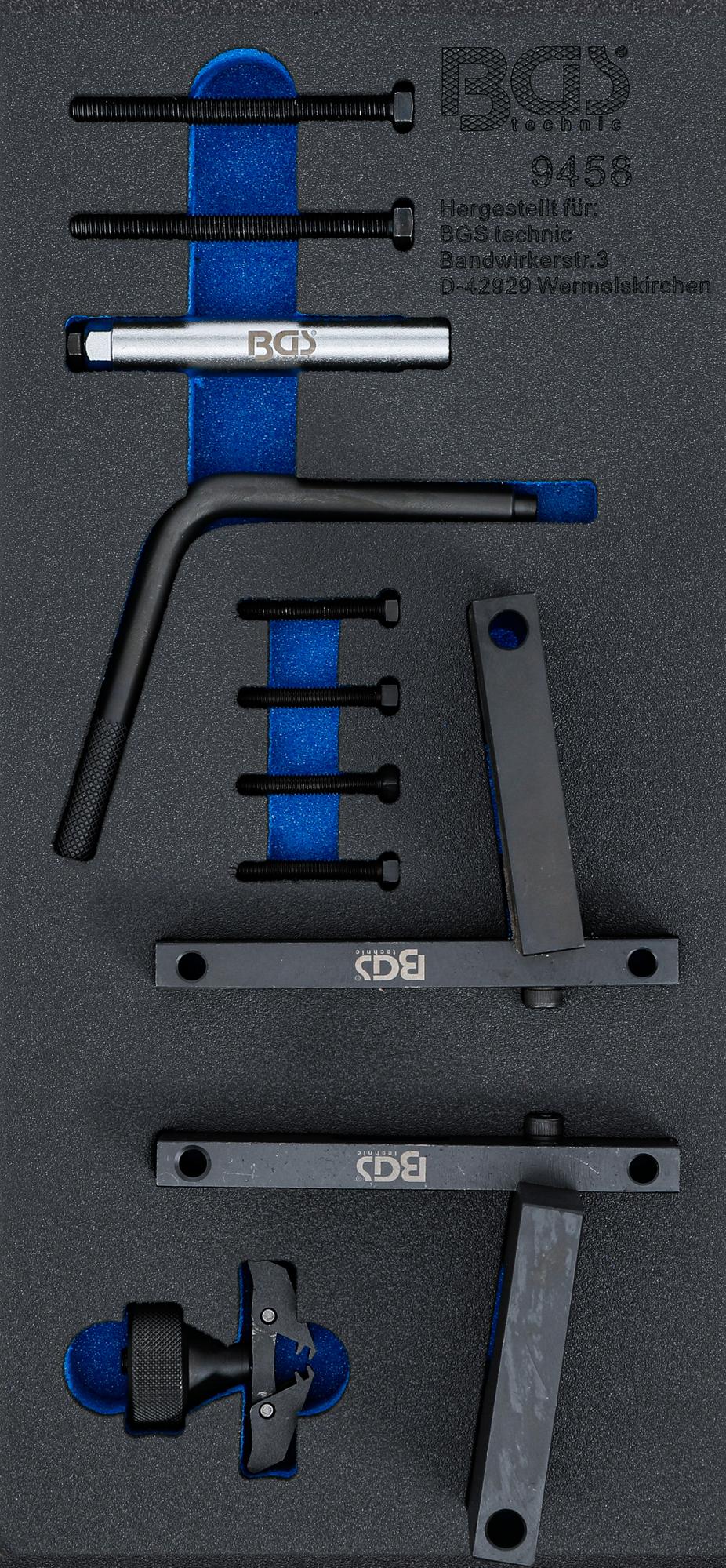 TOOL TRAY 1/3: ENGINE TIMING TOOL SET | FOR BMW S65 (9458)
