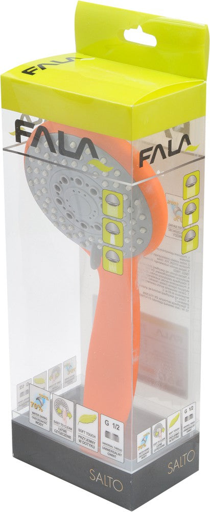 SHOWER HANDLE 3F10 SALTO ORANGE (75621)