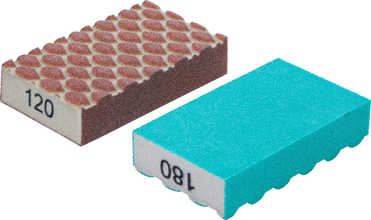 ABRASIVE SPONGE SET | K 120, 180 | 2 PCS. (80812)