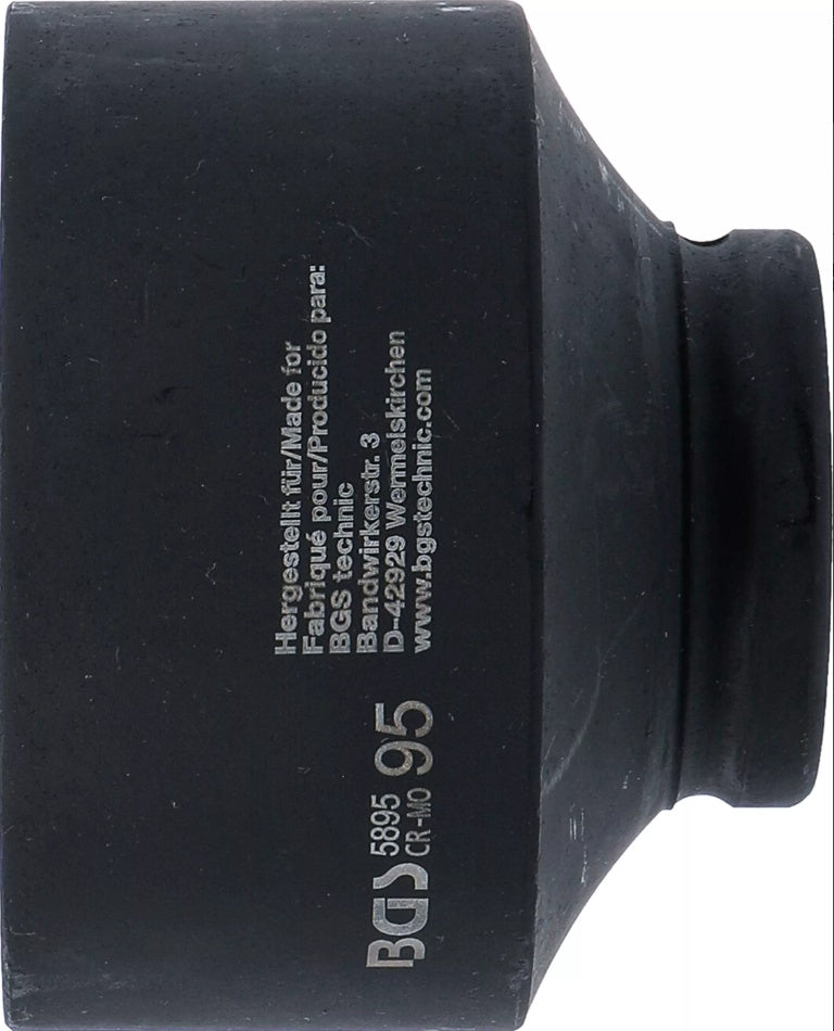 IMPACT SOCKET, HEXAGON | 25 MM (1") DRIVE | 95 MM (5895)