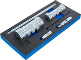 TOOL TRAY 1/3: INJECTOR EXTRACTOR SET | FOR TRUCKS (74314)