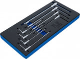 TOOL TRAY 1/3: SCREWDRIVER SET WITH SLIDING T-HANDLE | INTERNAL HEXAGON | 2 - 10 MM | 8 PCS. (6081)