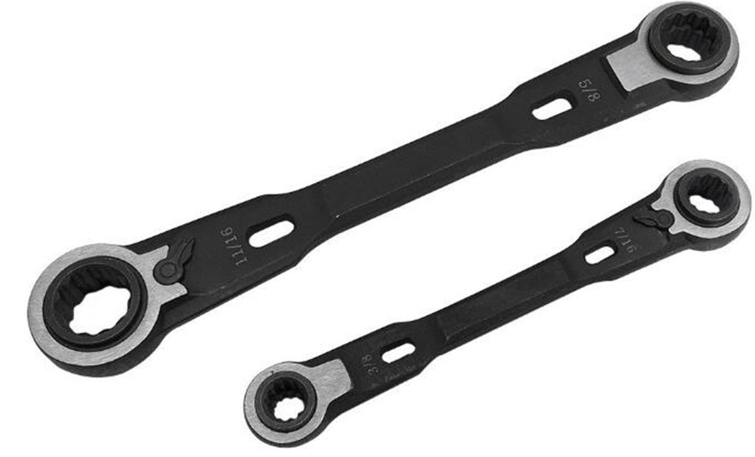 MULTI-FUNCTION RATCHET WRENCHES | DOUBLE-SIDED WITH REVERSE | 4-IN-1 | 2 PCS. (DRW2S)