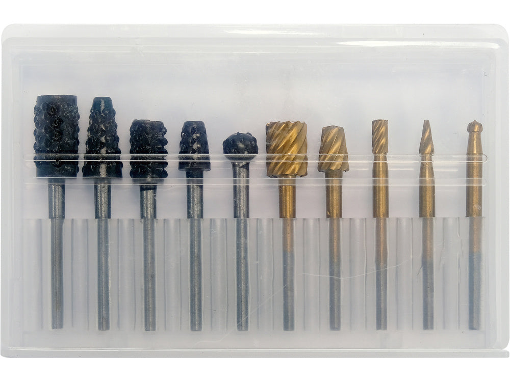 10PCS SET OF ROTARY FILES FOR MINI GRIND (YT-61730)