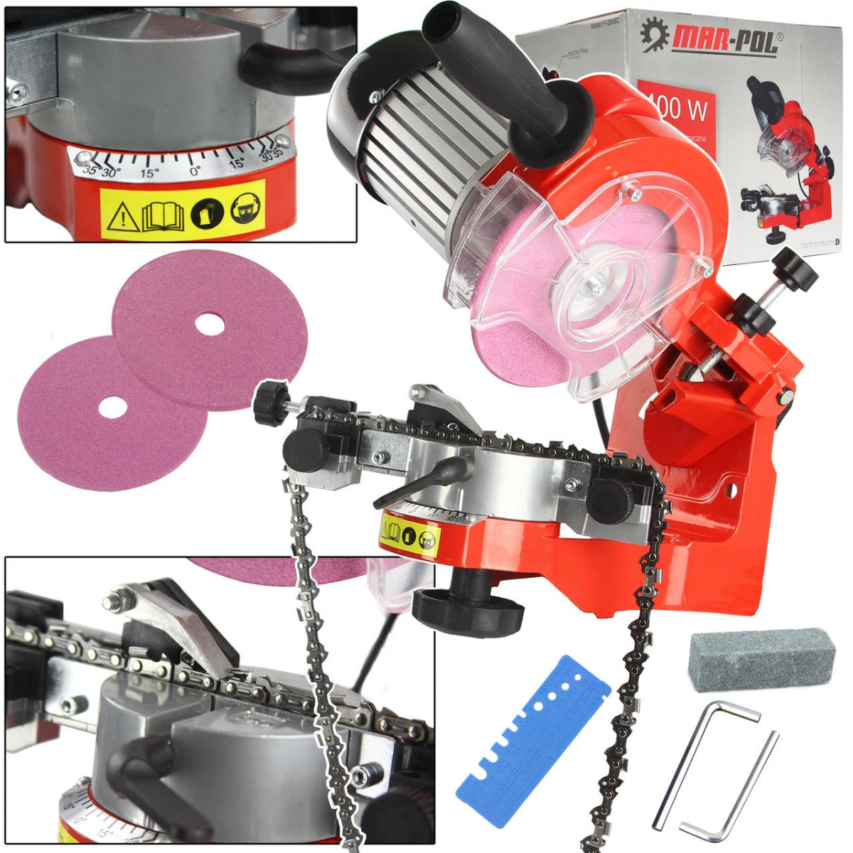 ELECTRIC CHAIN SHARPENING MACHINE | Ø 145X22.2 MM | 230W (H31301)