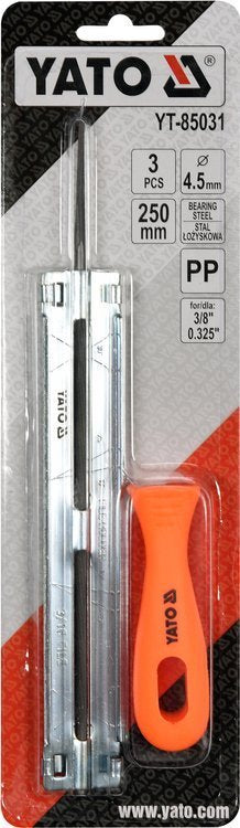 CHAIN SAW FILE WITH GUIDE 4.5MM (YT-85031)