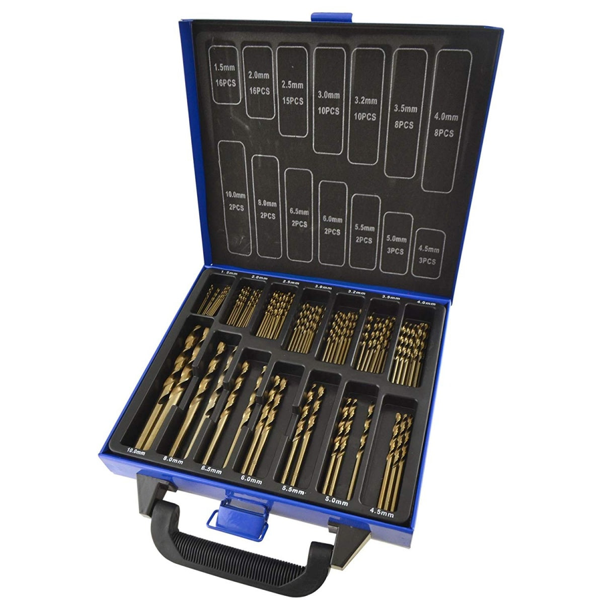 METAL DRILL BIT SET | (HSS-CO / INOX) COBALT M35 | COBALT ALLOY | 1.5 - 10 MM | 99 PCS. (DR397)