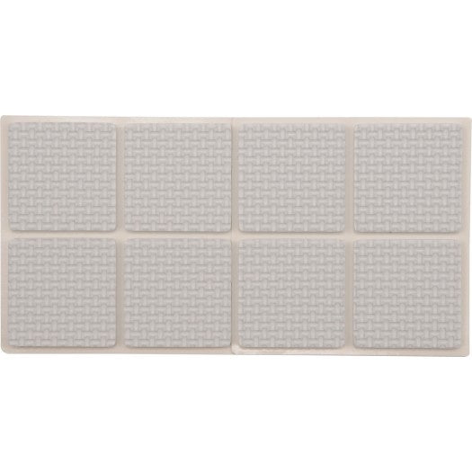 ADHESIVE PADS FOR FURNITURE WHITE 38X38MM | 8 PCS. (74903)