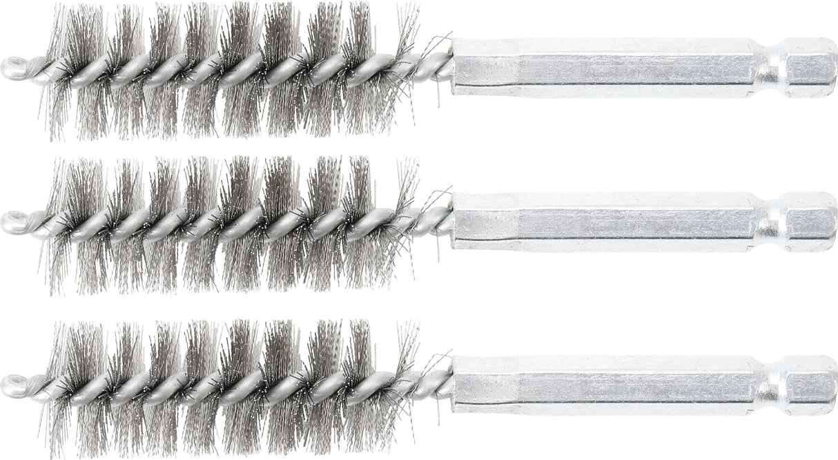 STEEL BRUSH | 16 MM | 6.3 MM (1/4") DRIVE | 3 PCS. (3078-16-S)
